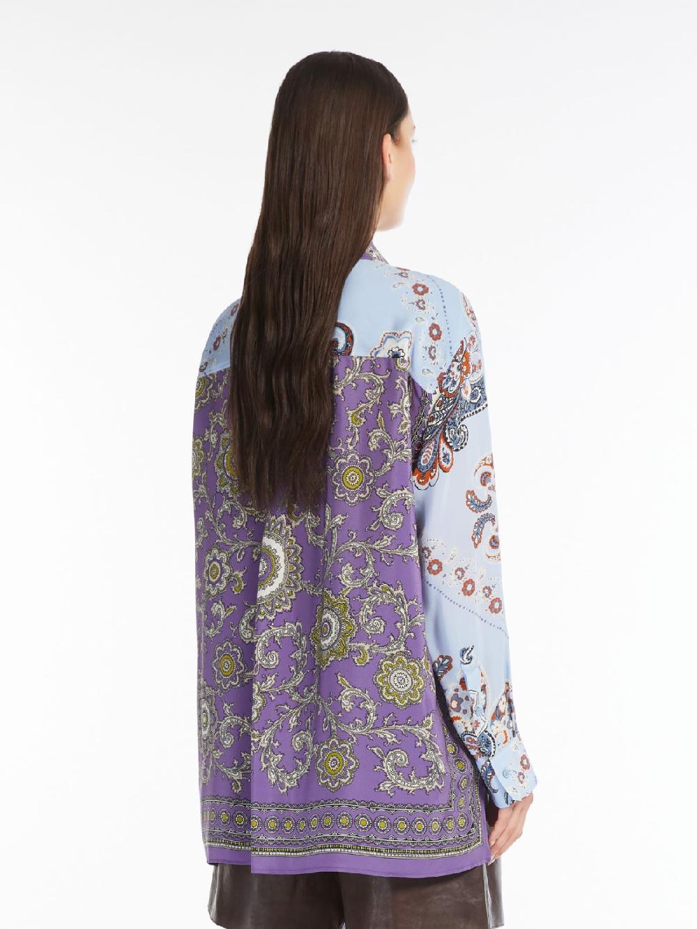 Weekend Camicia in crêpe de Chine stampata Offerta
