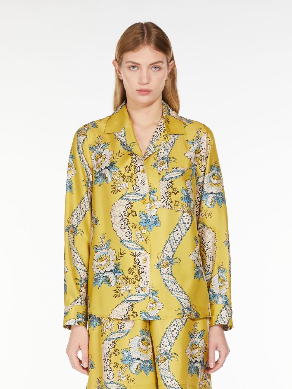 Weekend Camicia in twill di seta Vendita Economica