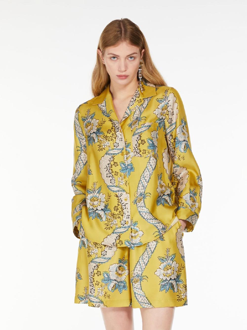 Weekend Camicia in twill di seta Vendita Economica