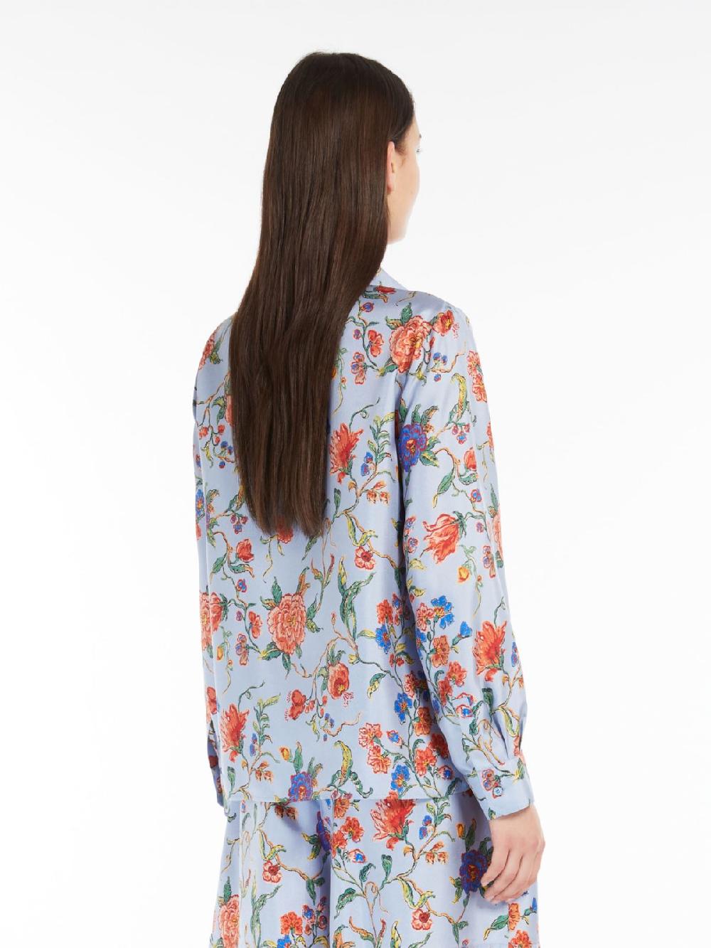 Weekend Camicia in twill di seta Saldi Di Fabbrica