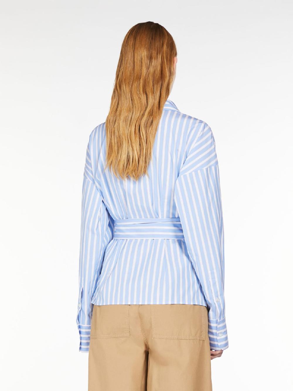 Weekend Camicia incrociata in popeline di cotone Negozio