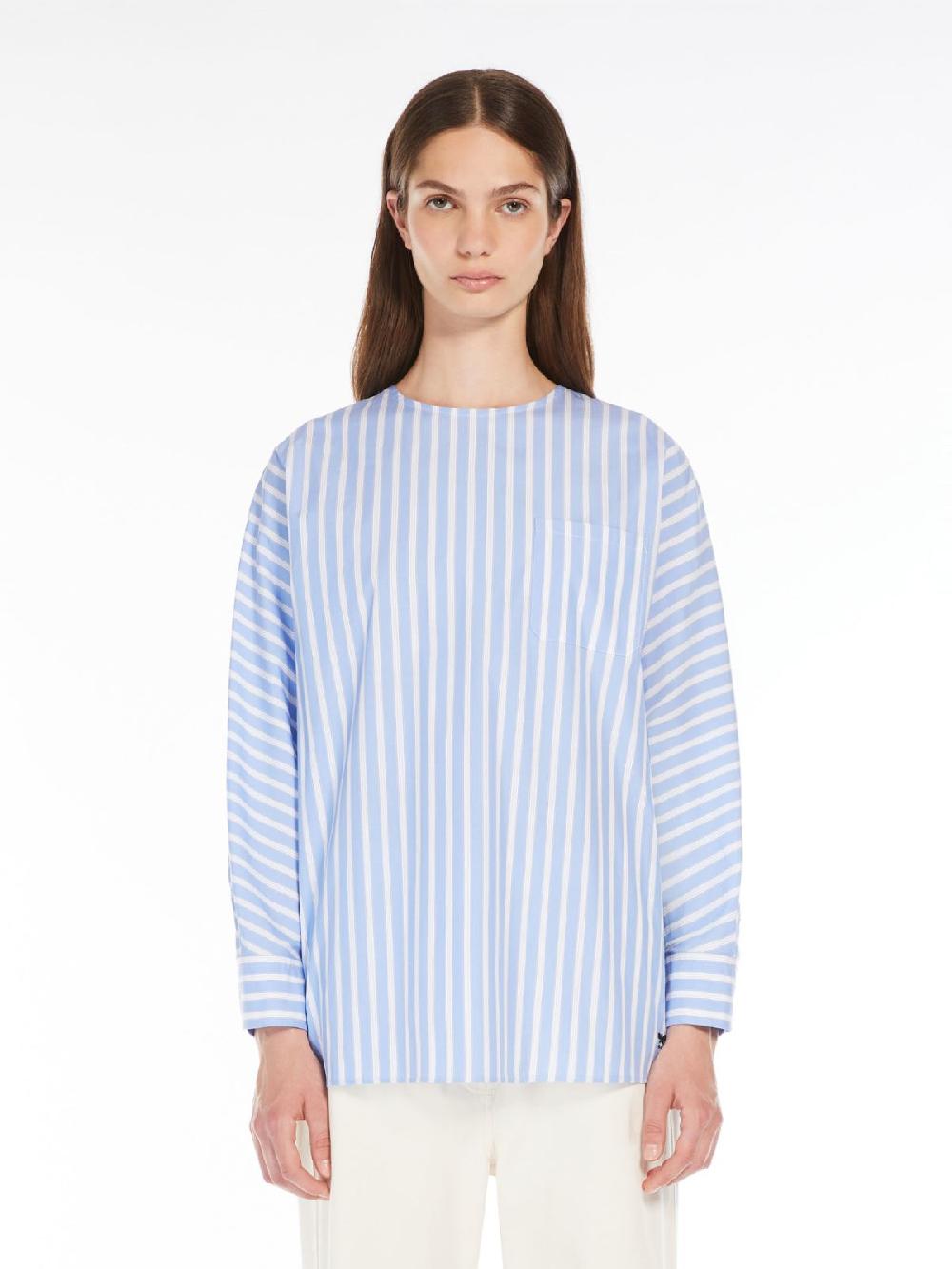 Weekend Blusa in popeline di cotone In Saldo