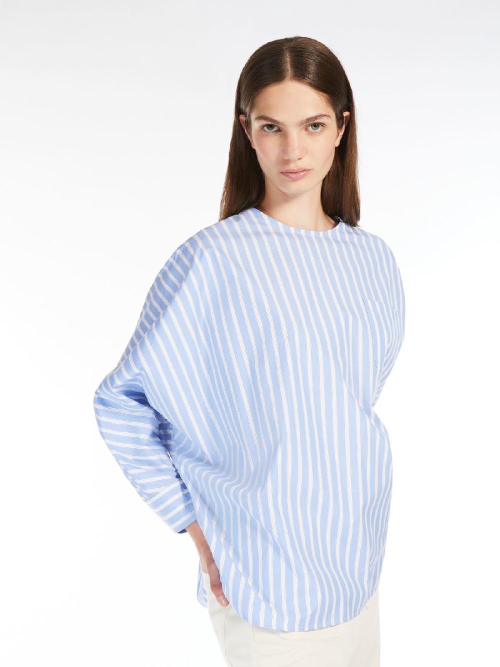 Weekend Blusa in popeline di cotone In Saldo