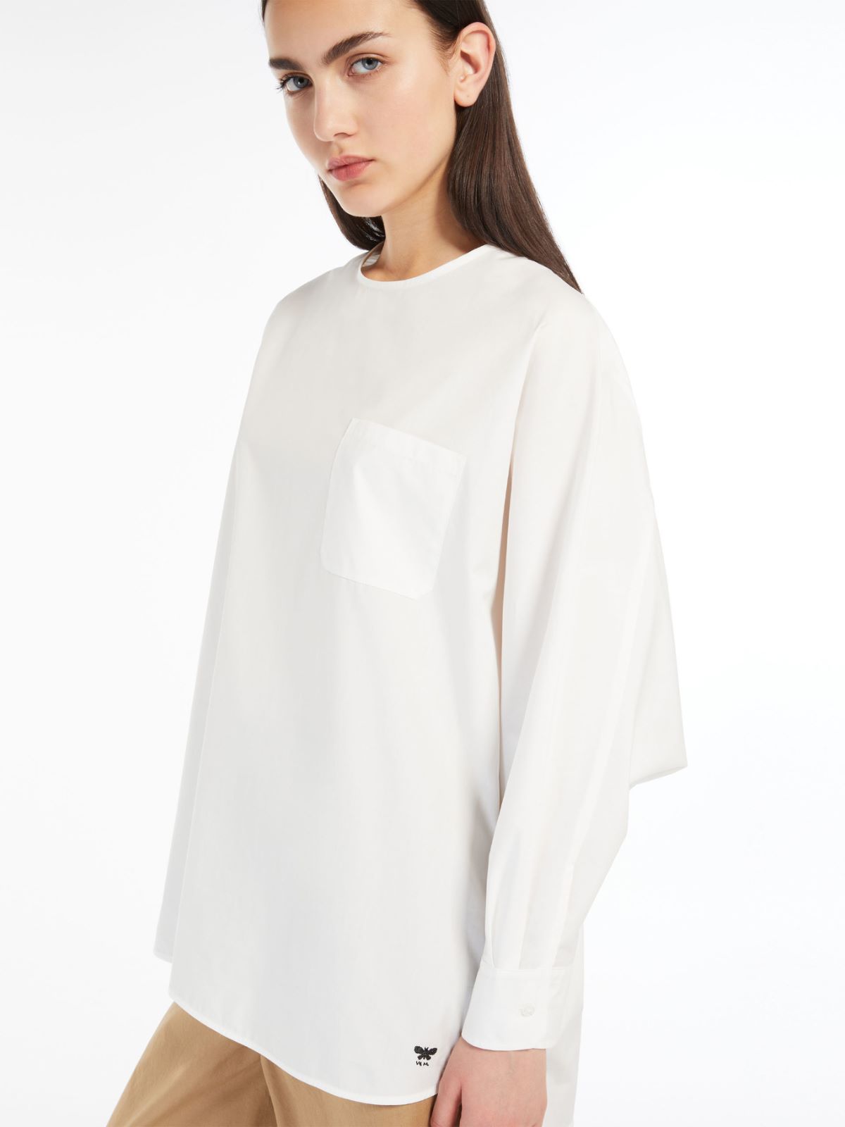 Weekend Blusa in popeline di cotone Italy