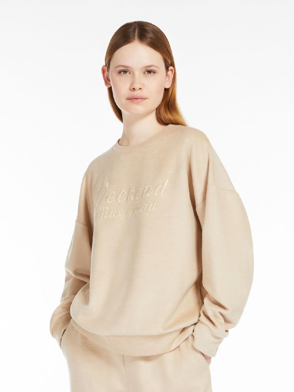 Weekend Felpa in drop di cotone e lana Shopping Online