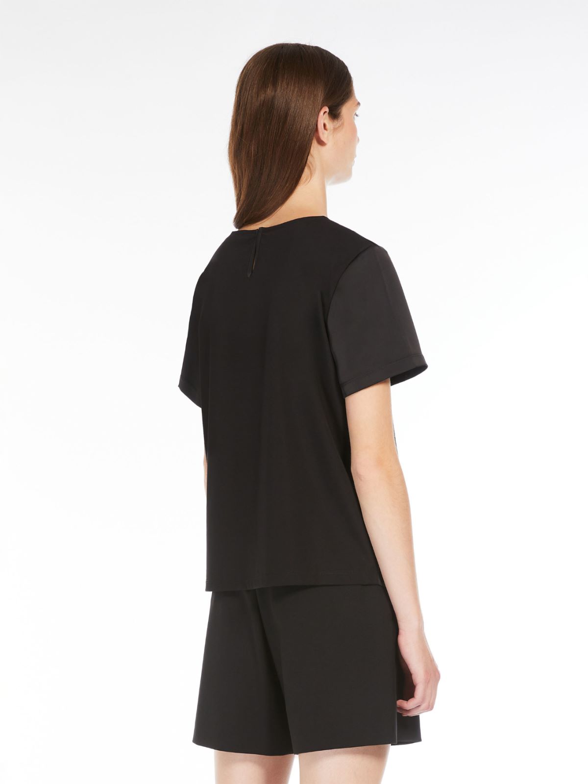 Weekend T-shirt in raso e jersey Offerta