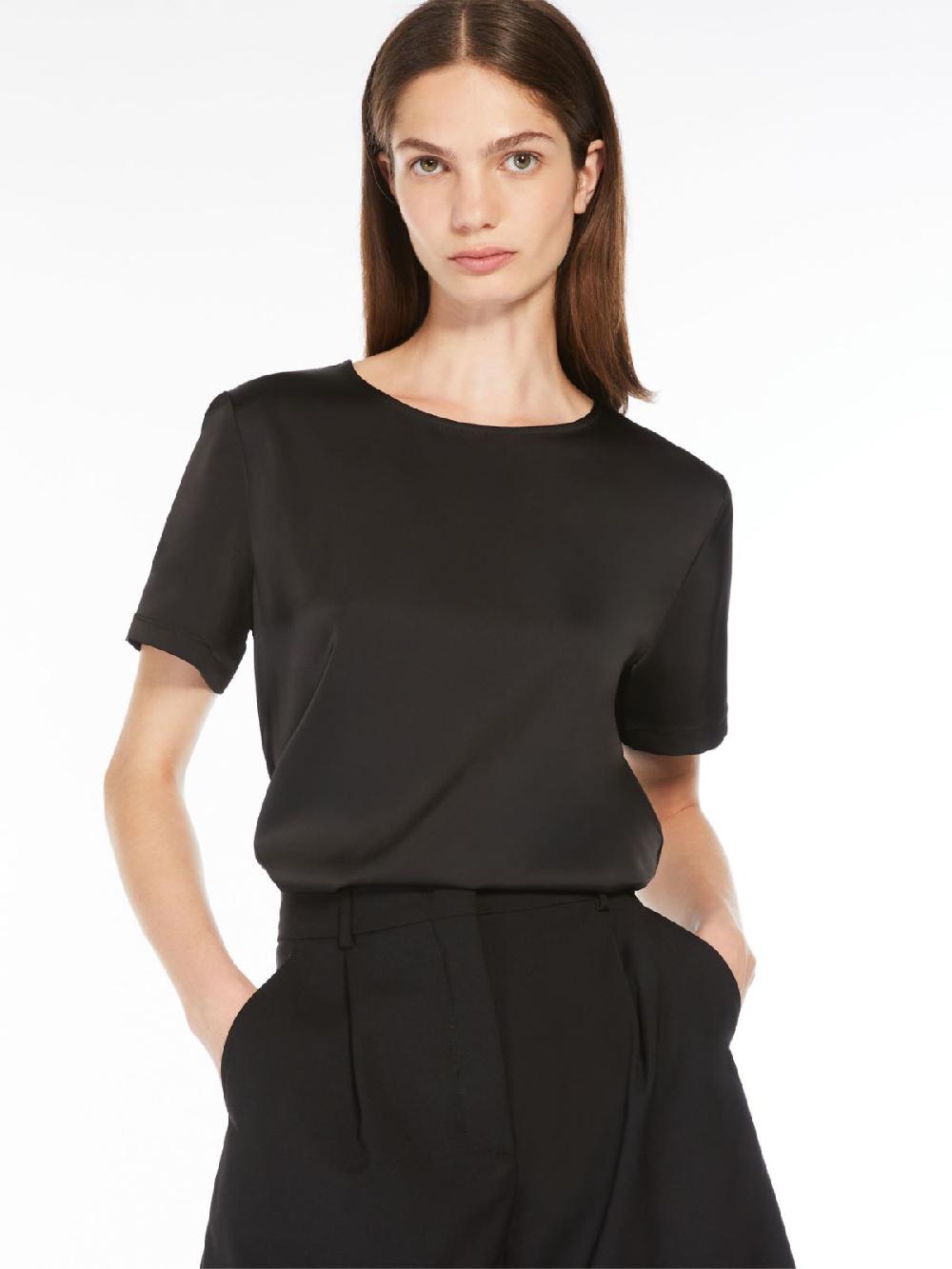 Weekend T-shirt in raso e jersey Offerta