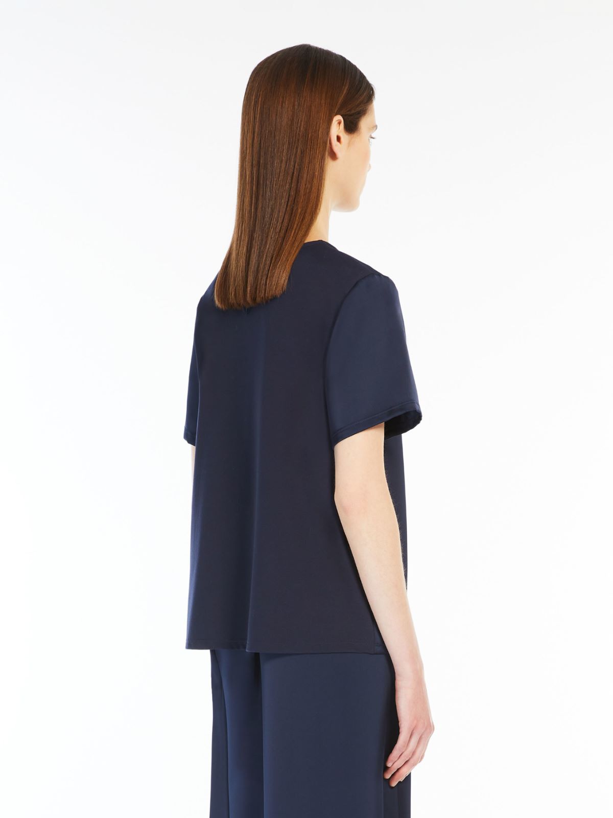 Weekend T-shirt in raso e jersey Economico