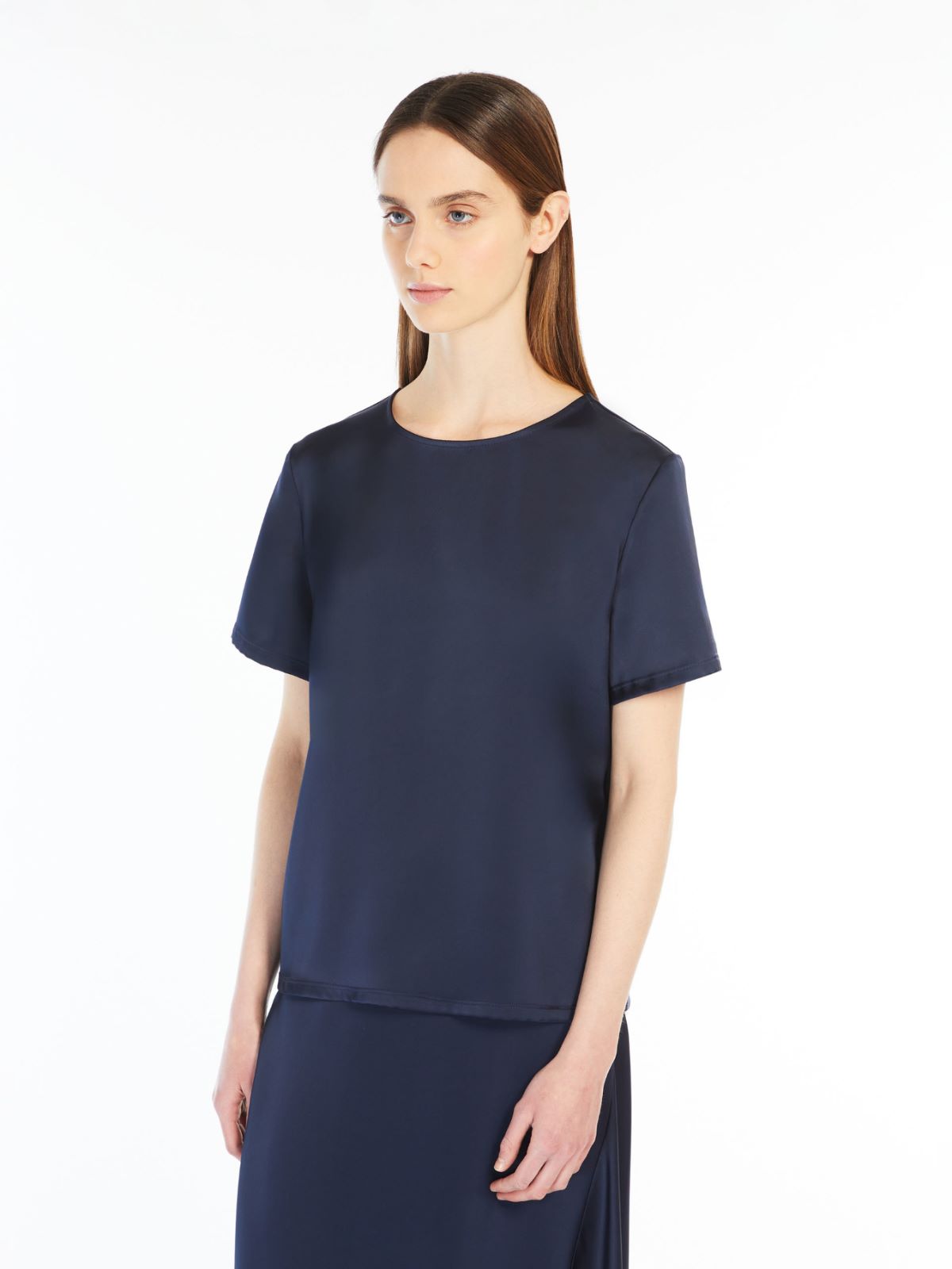 Weekend T-shirt in raso e jersey Economico