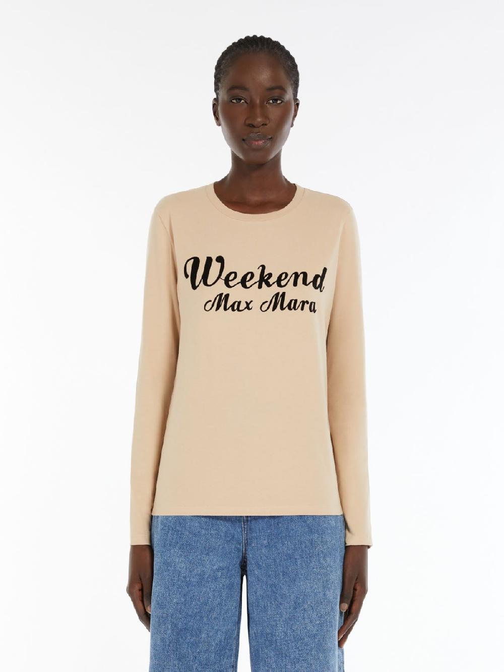 Weekend T-shirt in cotone con stampa Offerte