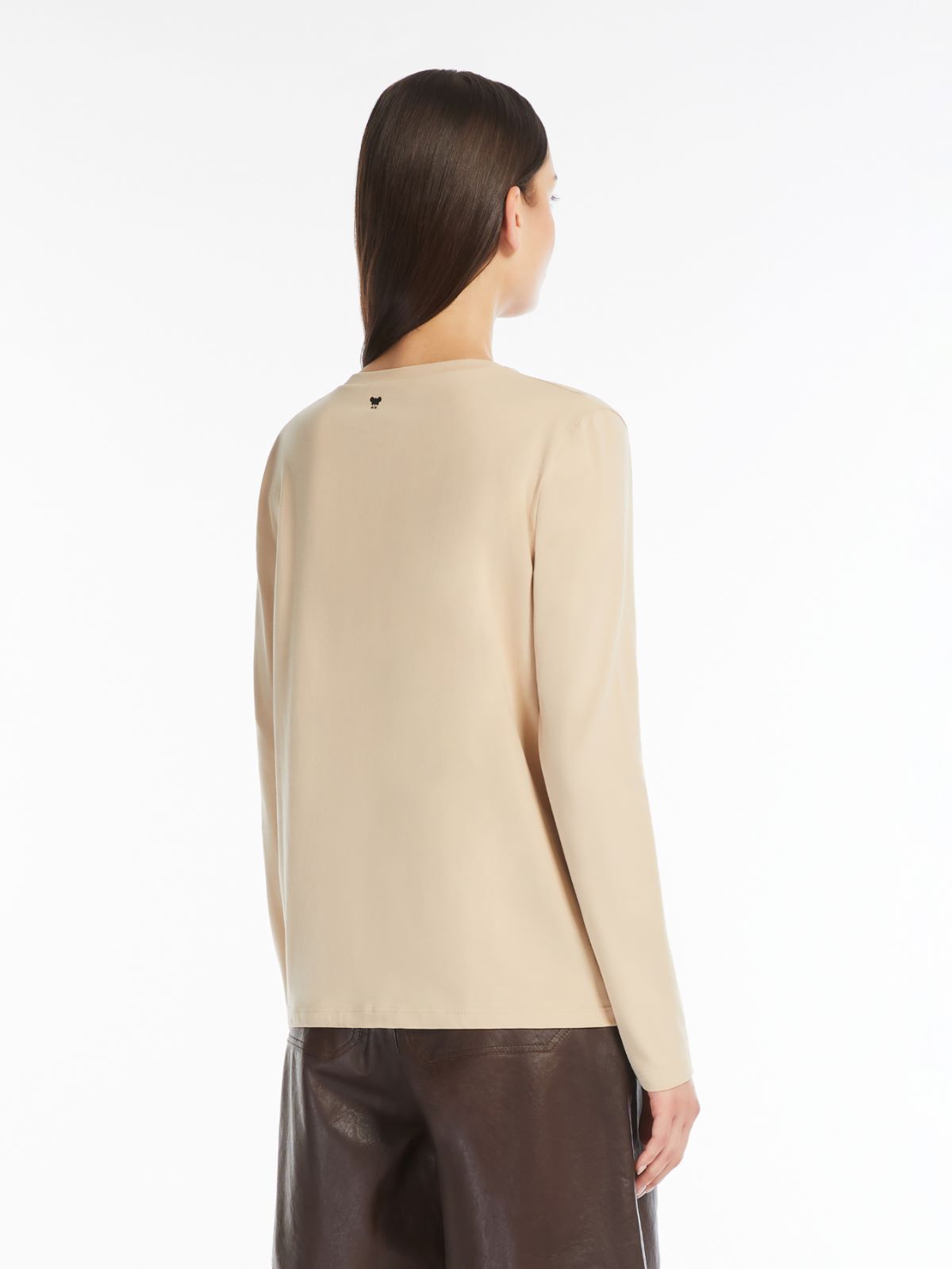 Weekend T-shirt in cotone con stampa e ricami Hotsell