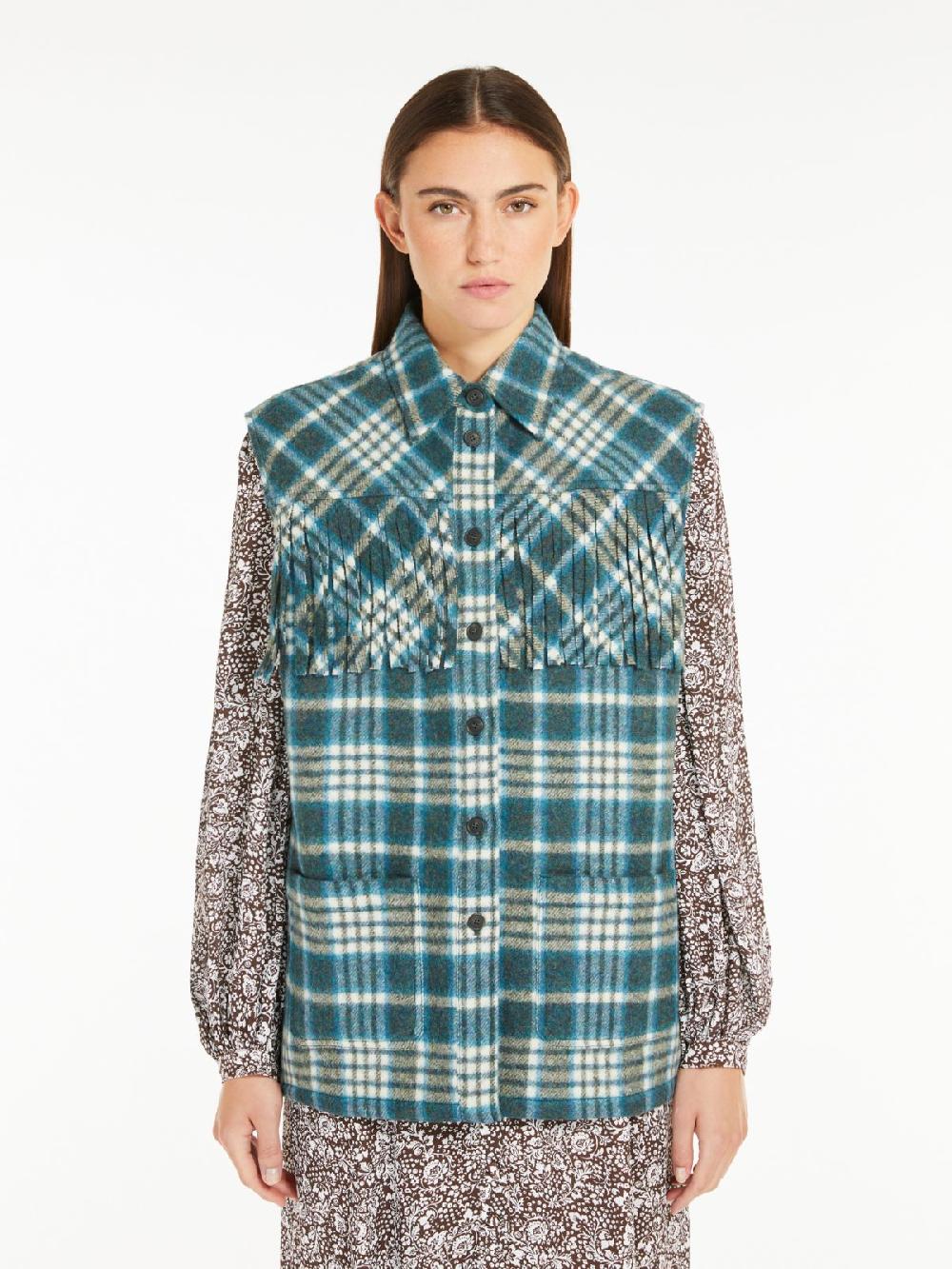 Weekend Gilet in flanella di lana Vendita Economica