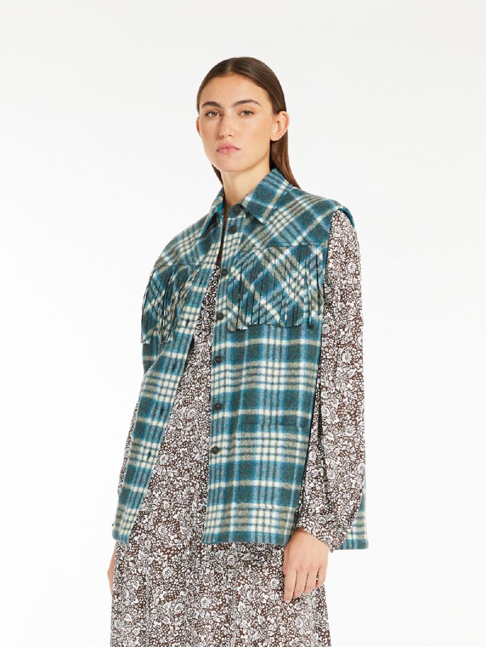 Weekend Gilet in flanella di lana Vendita Economica
