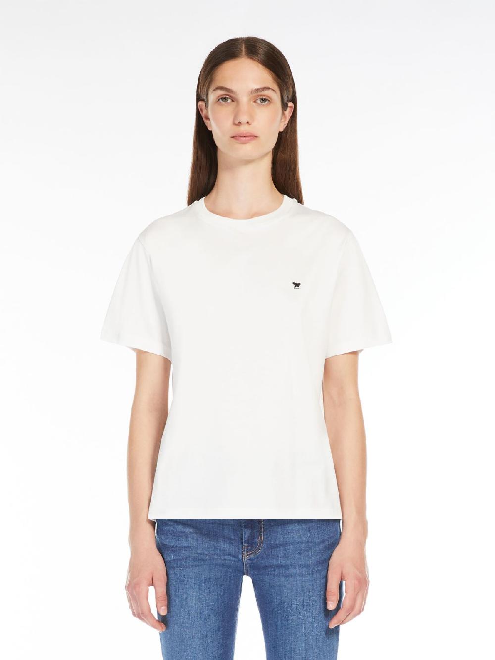 Weekend T-shirt in cotone con logo Saldi Di Fabbrica