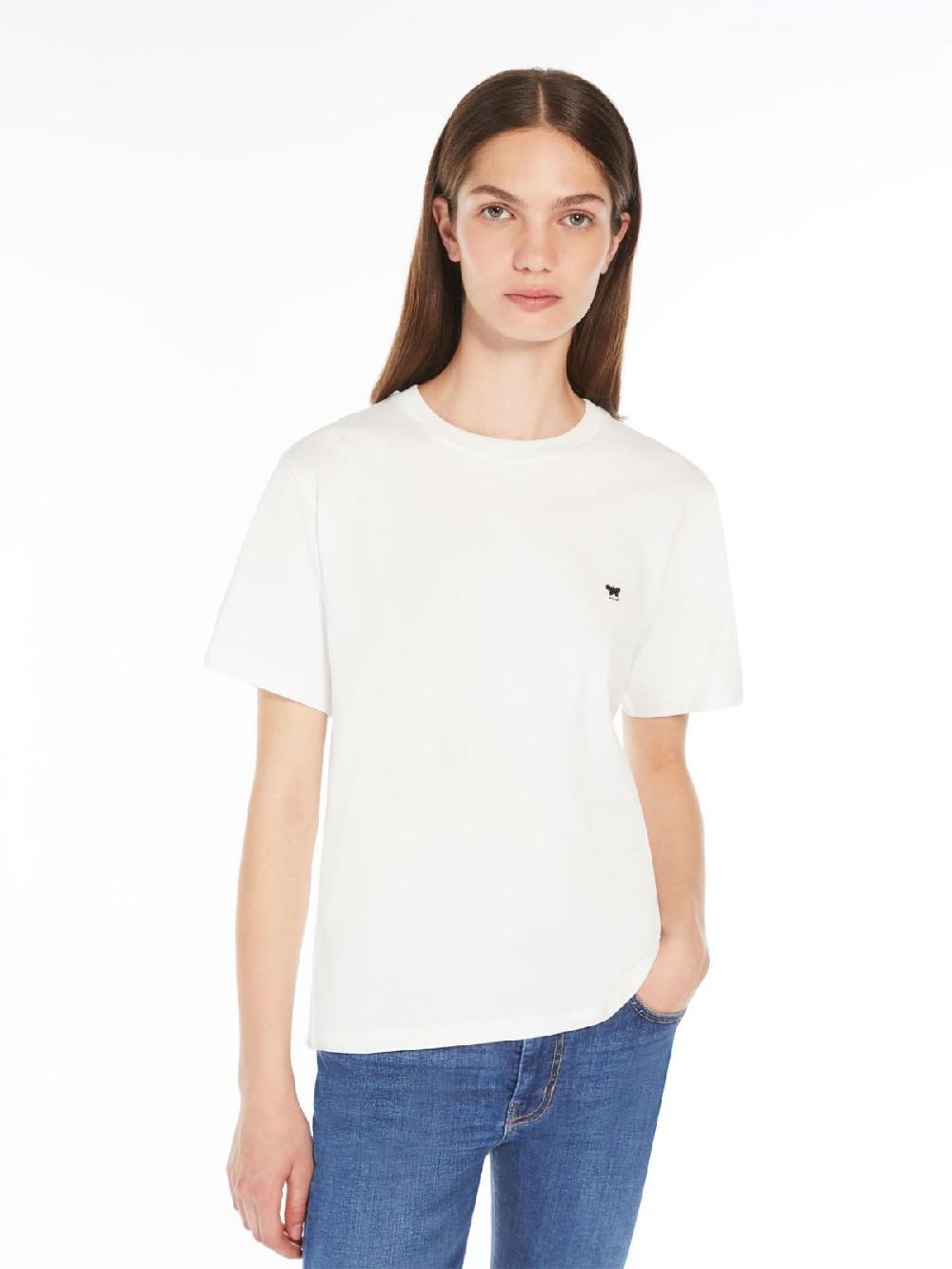 Weekend T-shirt in cotone con logo Saldi Di Fabbrica