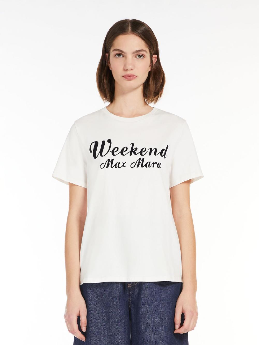 Weekend T-shirt in cotone con stampa I Più Venduti
