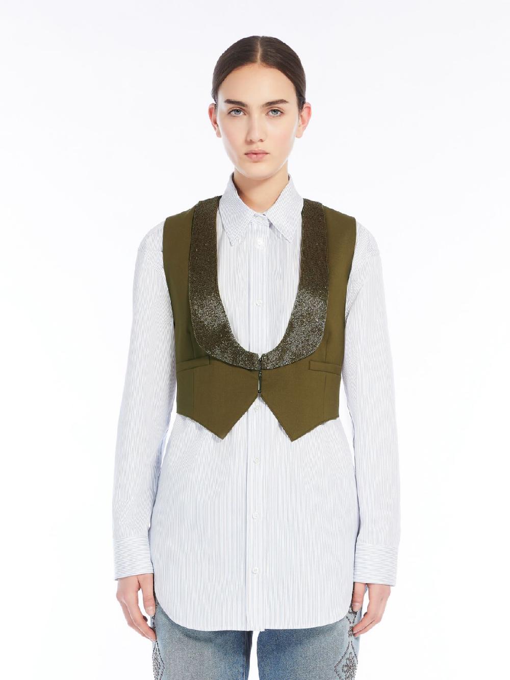 Weekend Gilet in mista lana Negozio