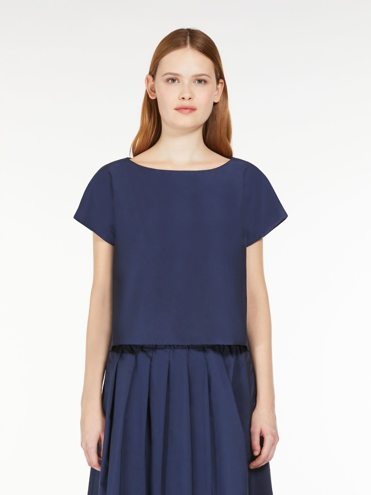 Weekend Top in taffetà Nuova