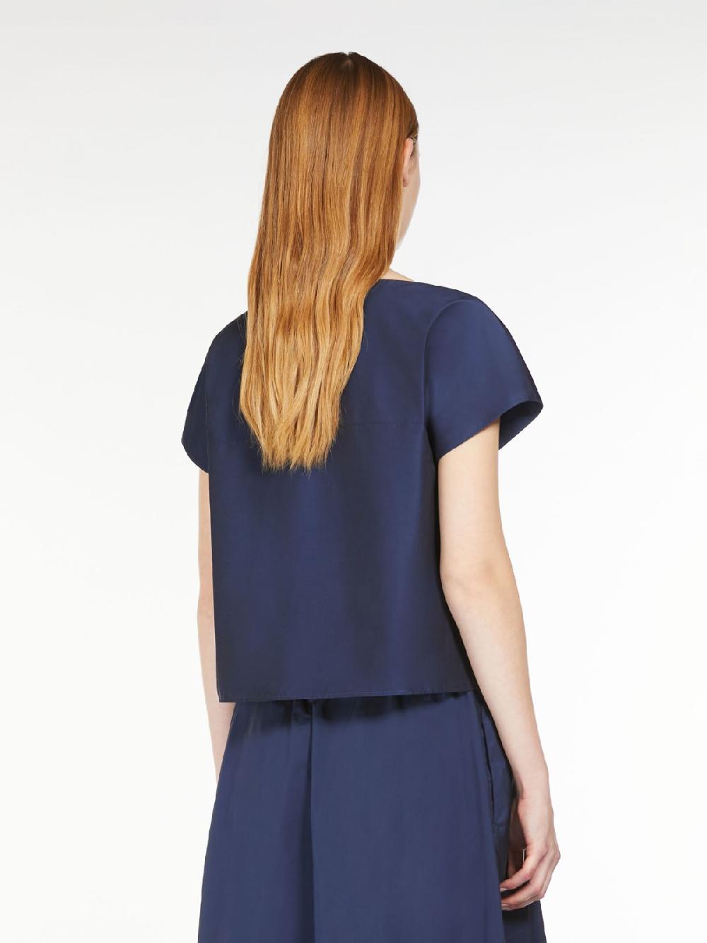 Weekend Top in taffetà Nuova