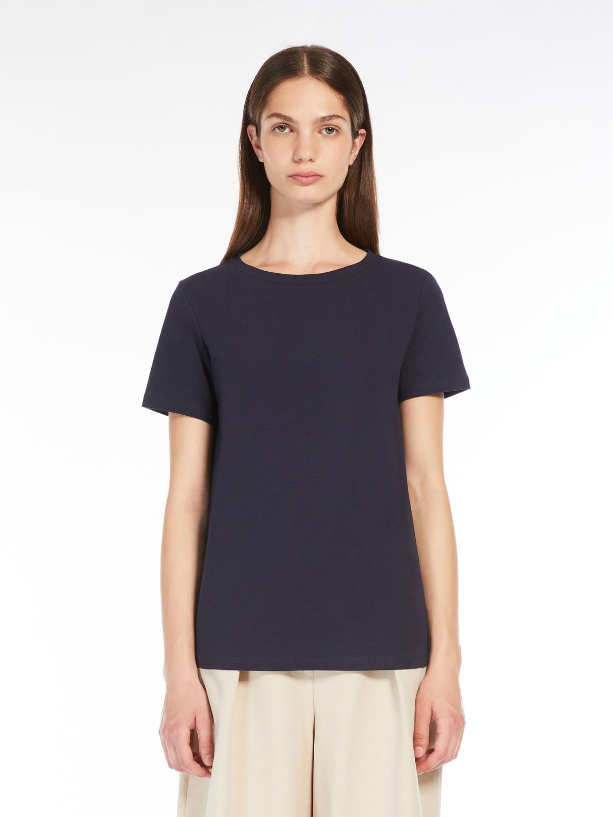 Weekend T-shirt basic in cotone stretch Moda