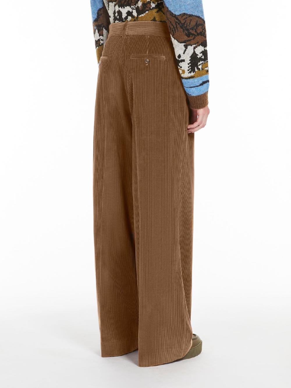 Weekend Pantalone wide leg in velluto Qualità