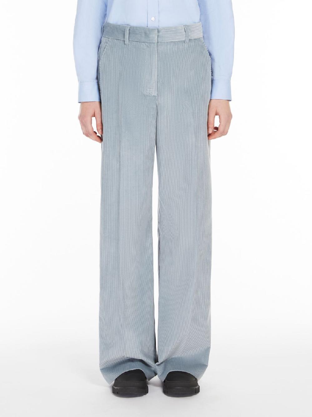 Weekend Pantalone wide leg in velluto Vendita calda