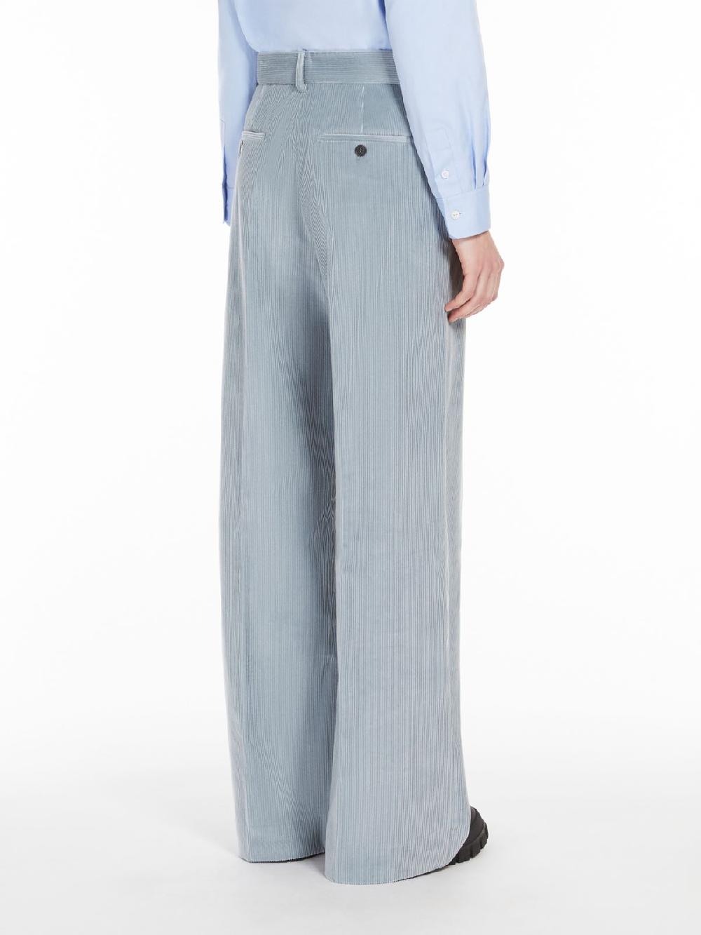 Weekend Pantalone wide leg in velluto Vendita calda