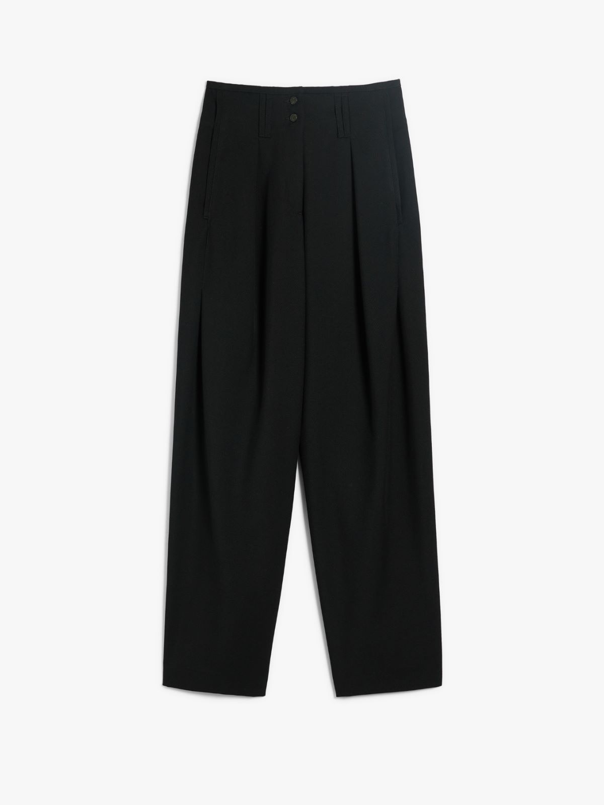 Weekend Pantalone ampio in mista lana Sottocosto