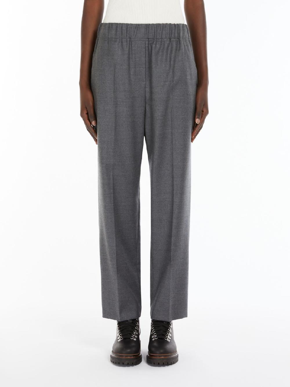 Weekend Pantalone comfort in flanella Sconto