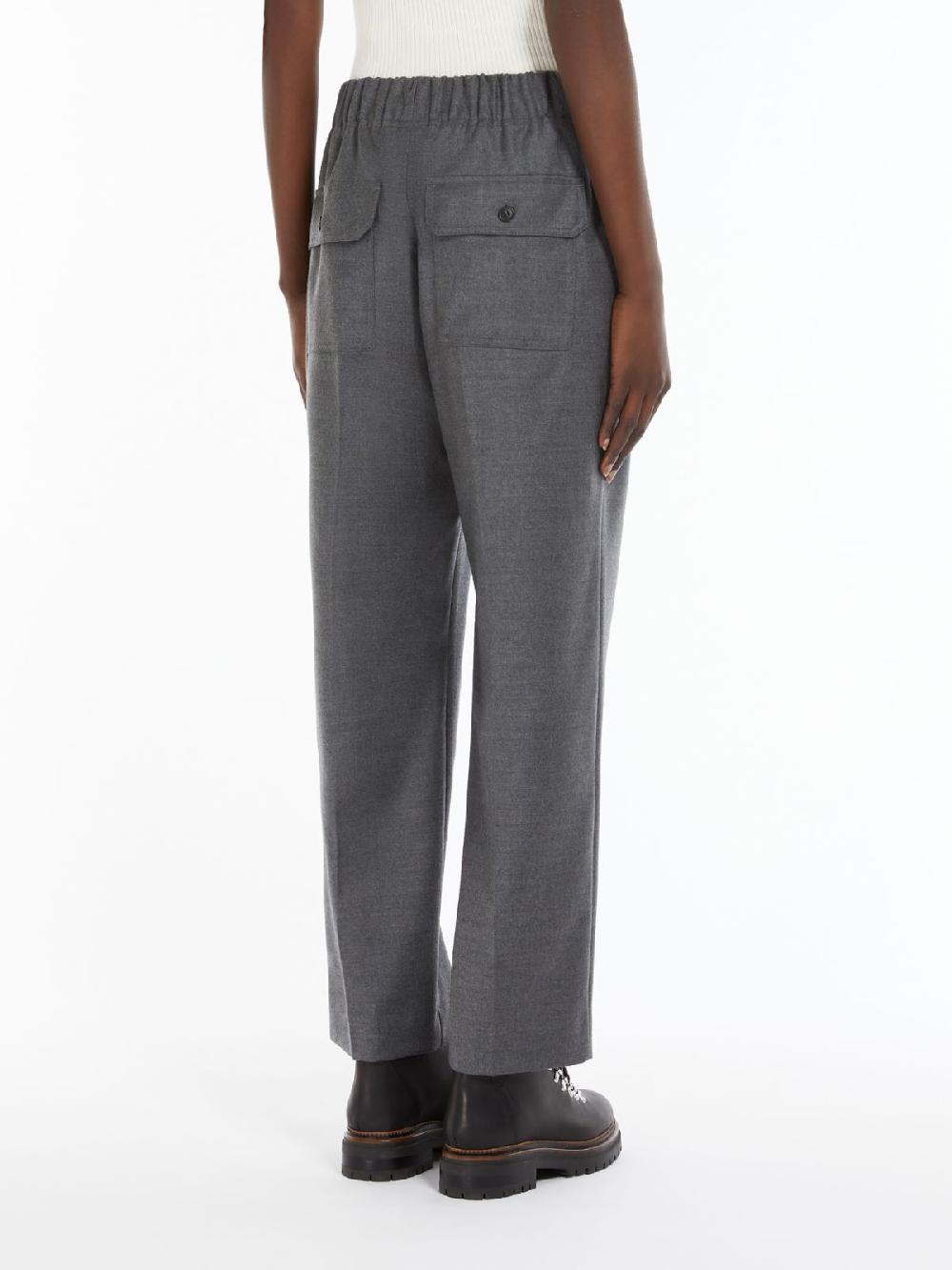 Weekend Pantalone comfort in flanella Sconto