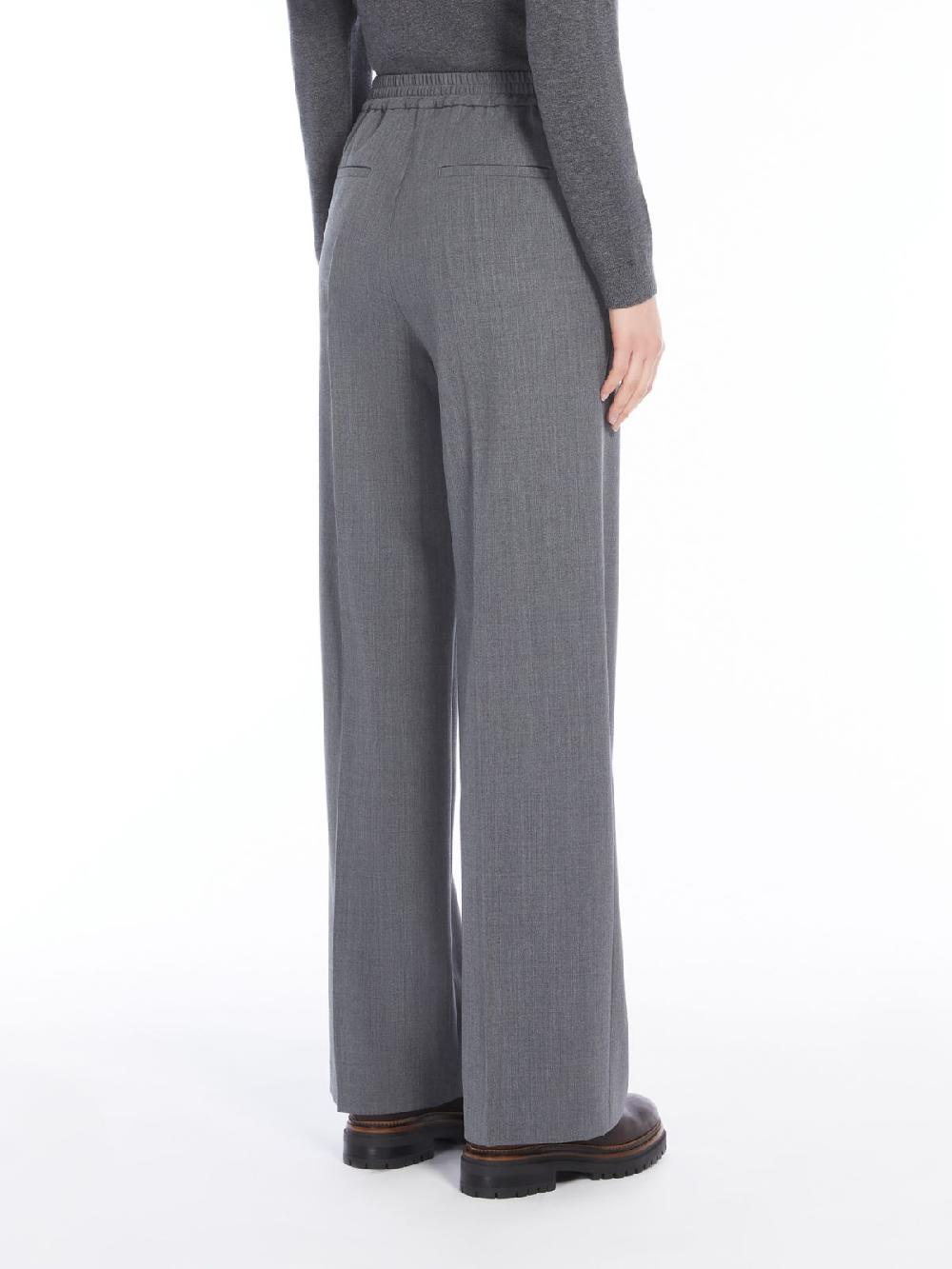 Weekend Pantalone in gabardina di lana Offerta