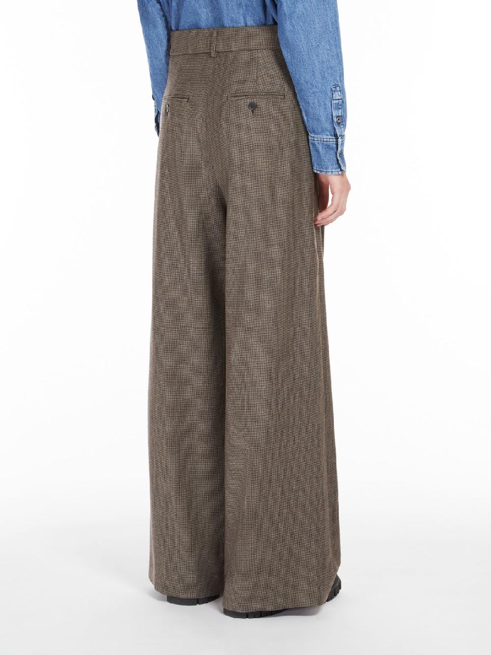 Weekend Pantalone palazzo in flanella di lana Online