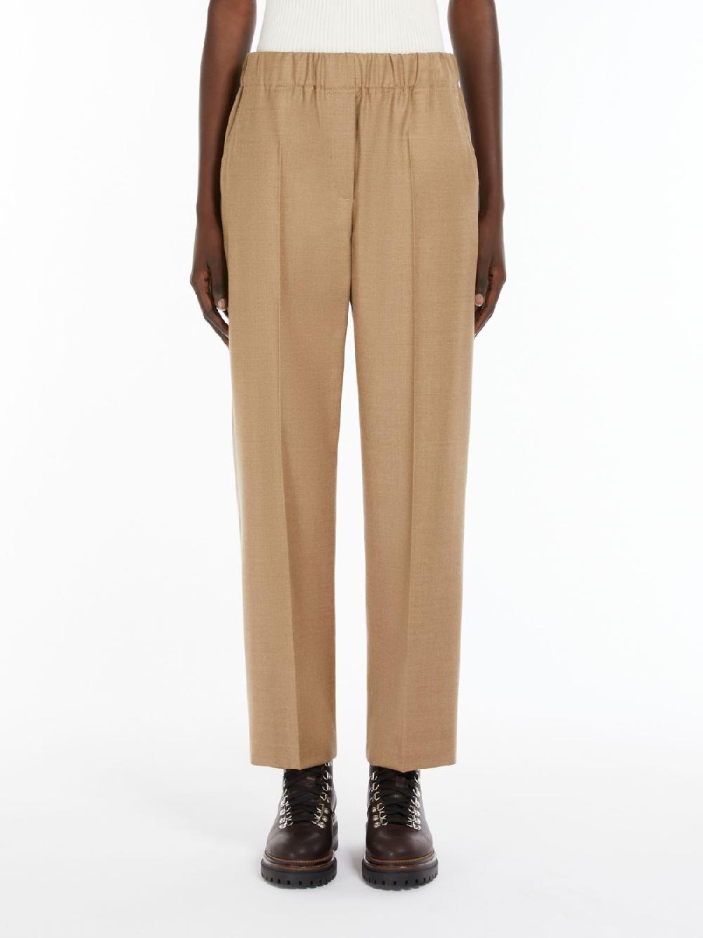 Weekend Pantalone comfort in flanella In Vendita