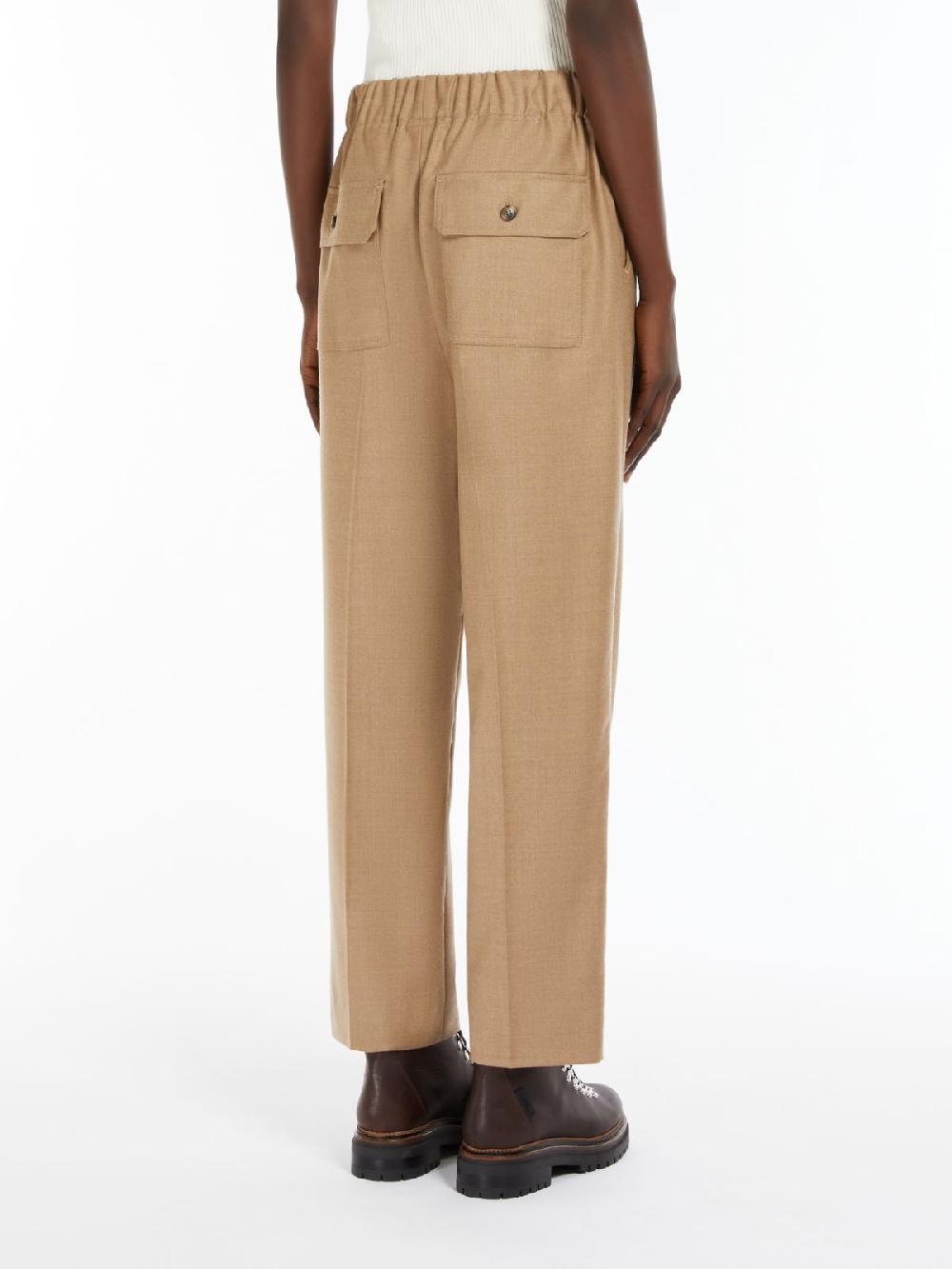 Weekend Pantalone comfort in flanella In Vendita