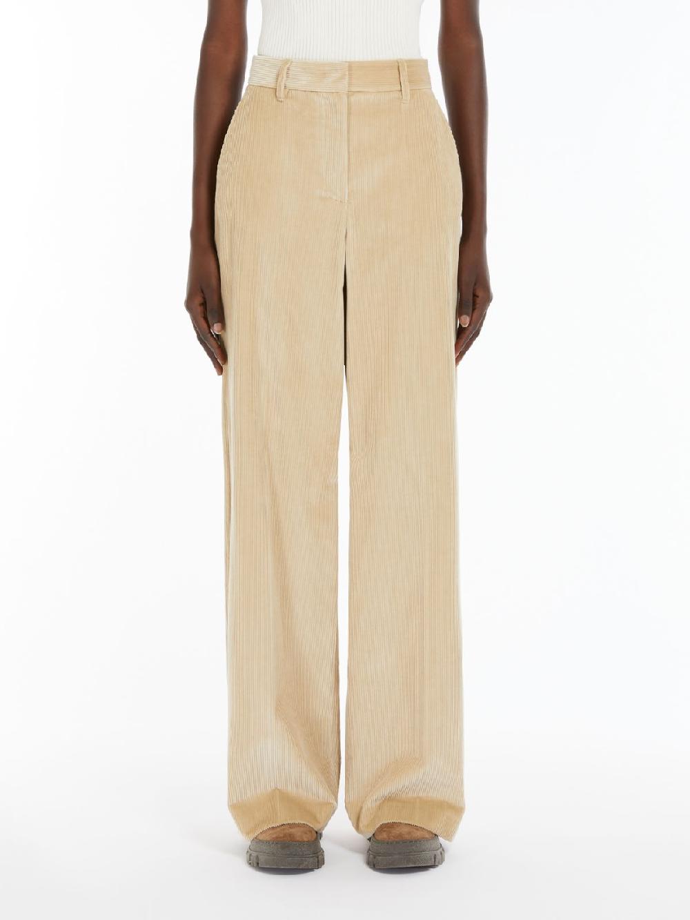 Weekend Pantalone wide leg in velluto ACQUISTA ORA