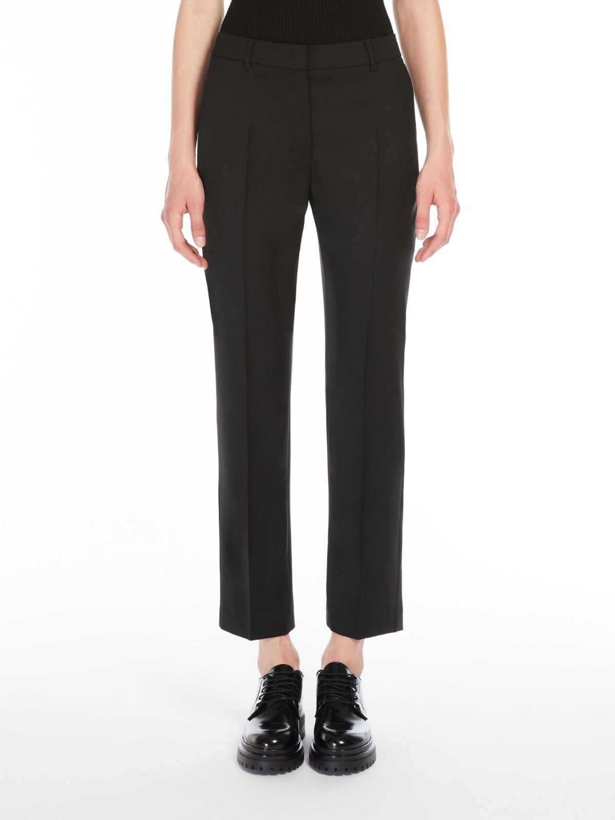 Weekend Pantalone a sigaretta in tela di lana Offerte