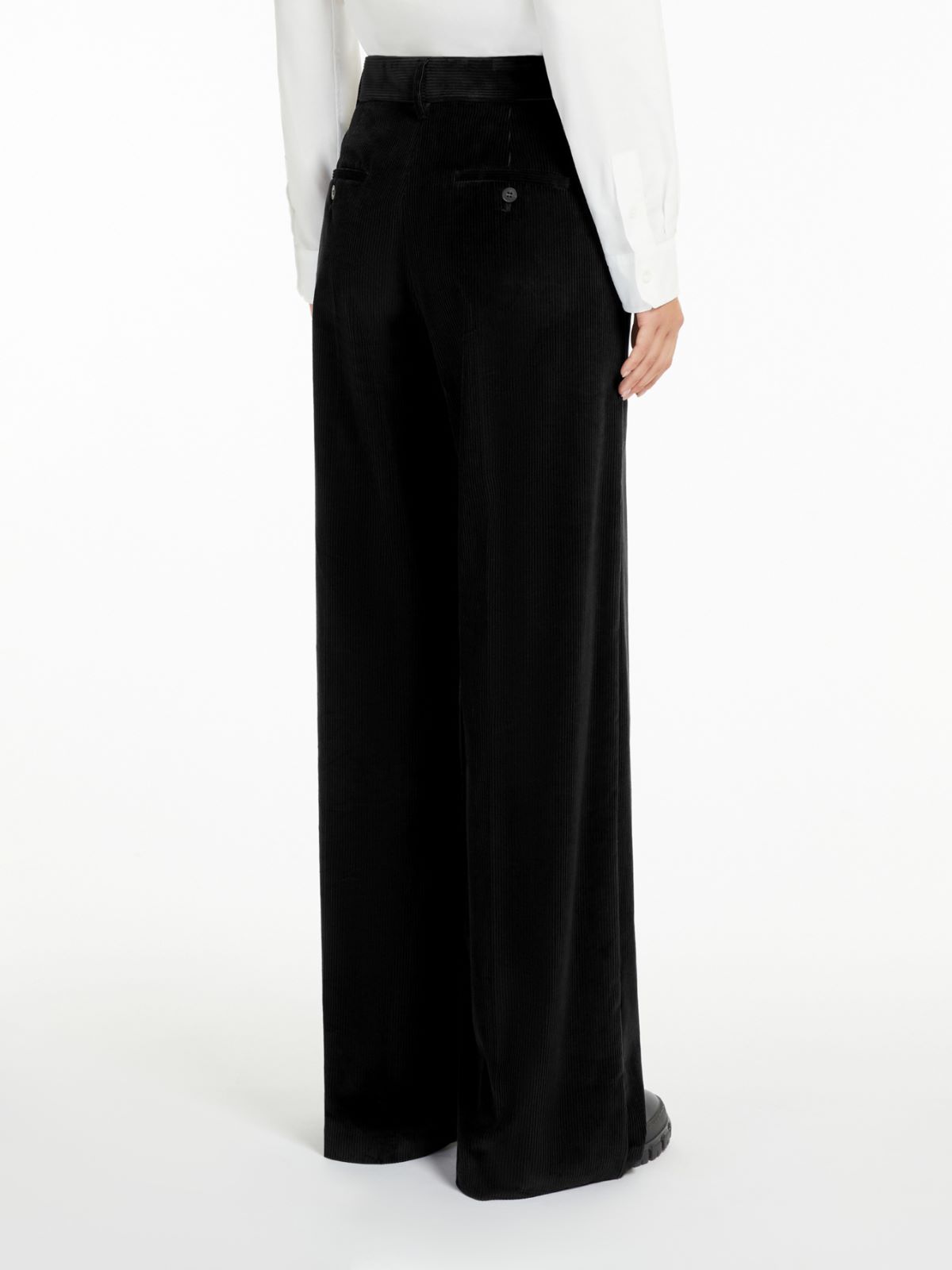 Weekend Pantalone wide leg in velluto Hotsell