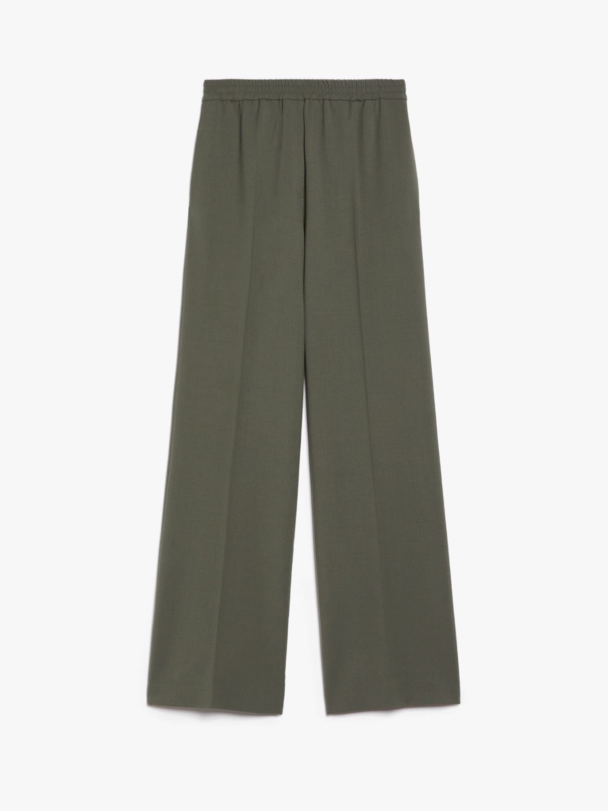 Weekend Pantalone in gabardina di lana Vendita Calda
