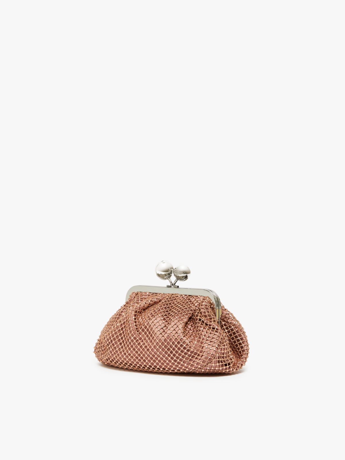 Weekend Pasticcino Bag Small in rete e strass 2025