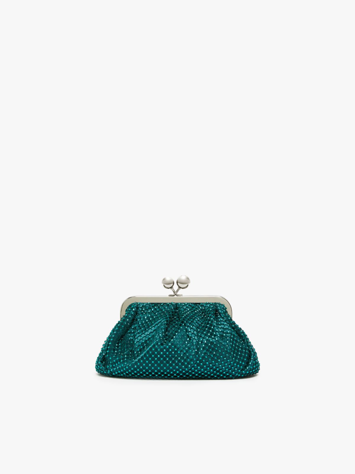 Weekend Pasticcino Bag Small in rete e strass Italia