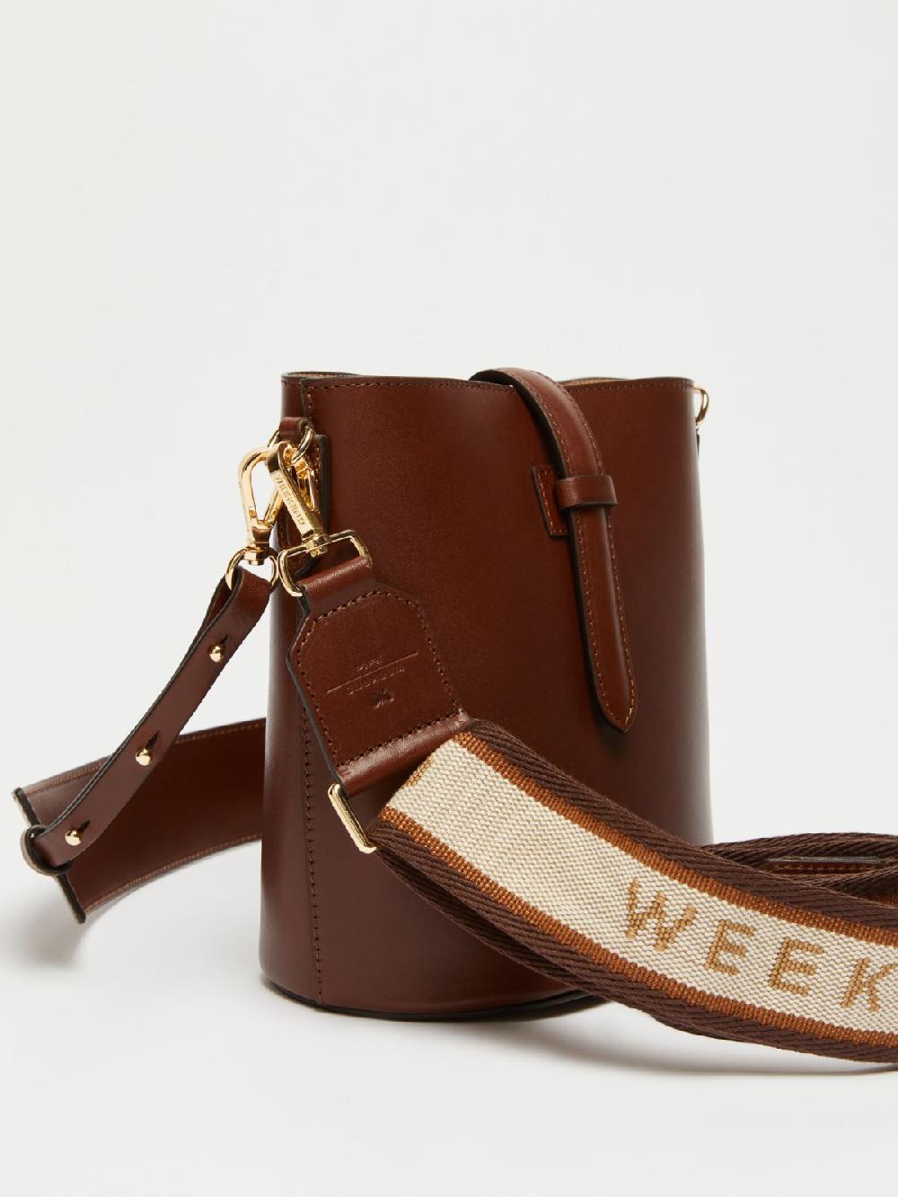 Weekend Borsa a secchiello piccola in cuoio Negozi Online