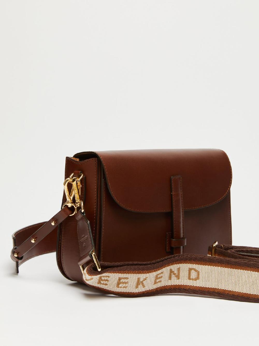 Weekend Borsa a tracolla in cuoio Shopping Online