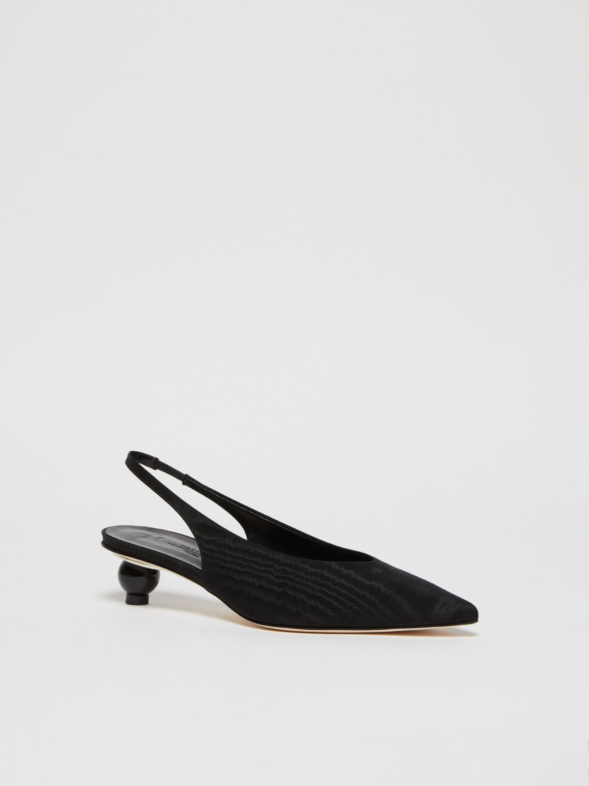 Weekend Slingback in moiré con tacco boule Negozio