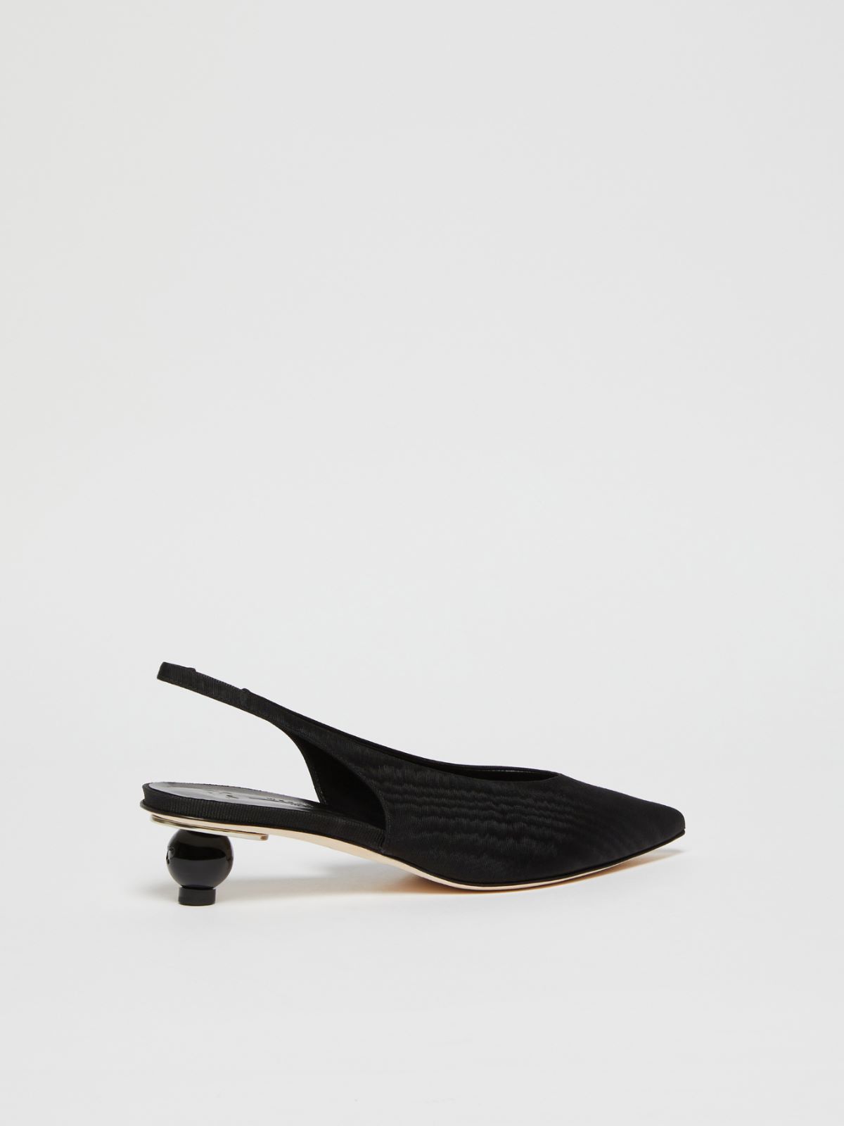 Weekend Slingback in moiré con tacco boule Negozio