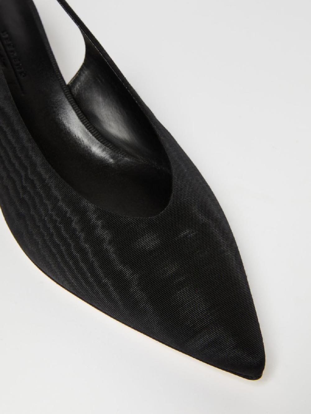 Weekend Slingback in moiré con tacco boule Negozio