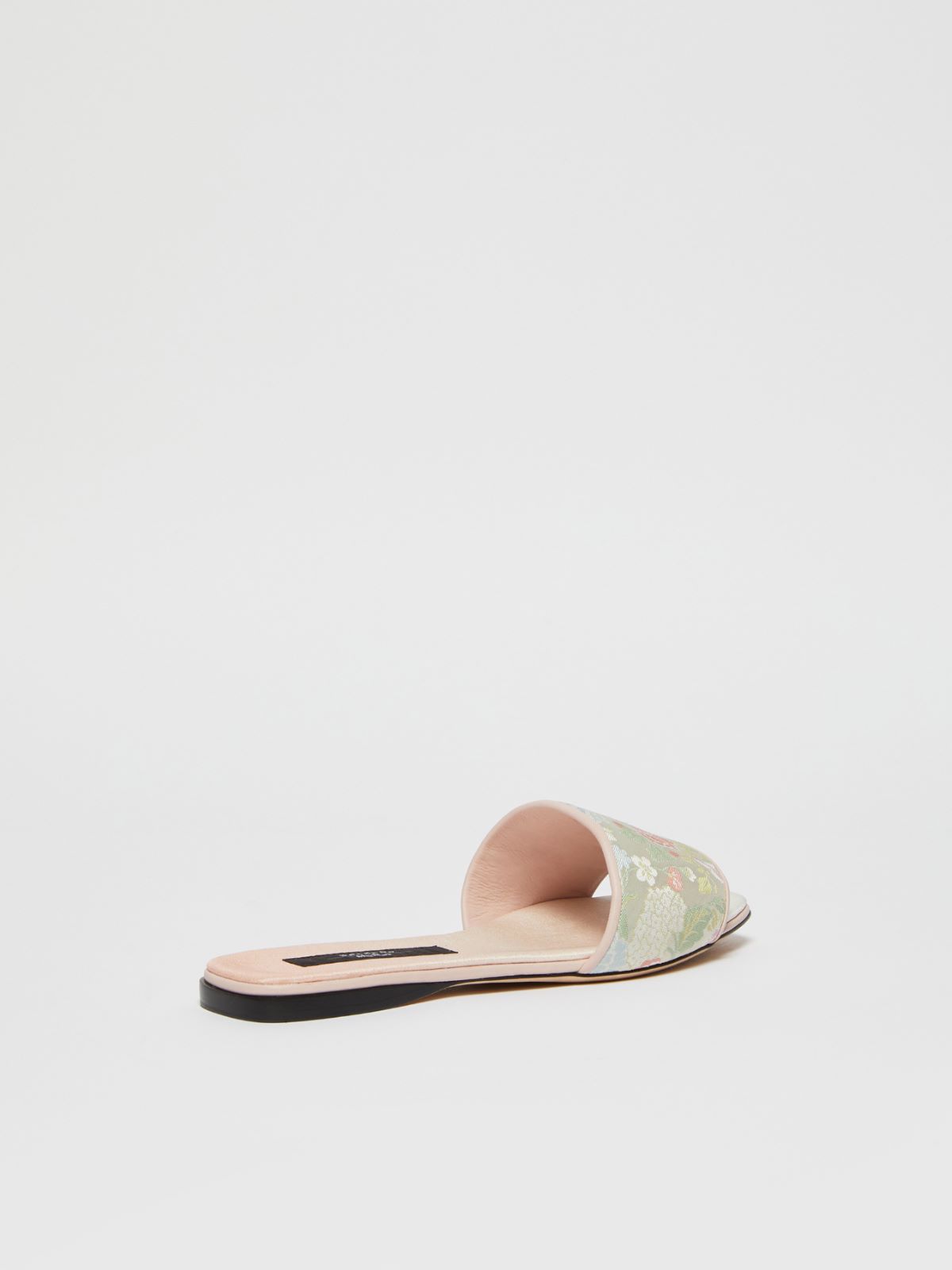 Weekend Sandalo flat in seta jacquard Pezzi Unici