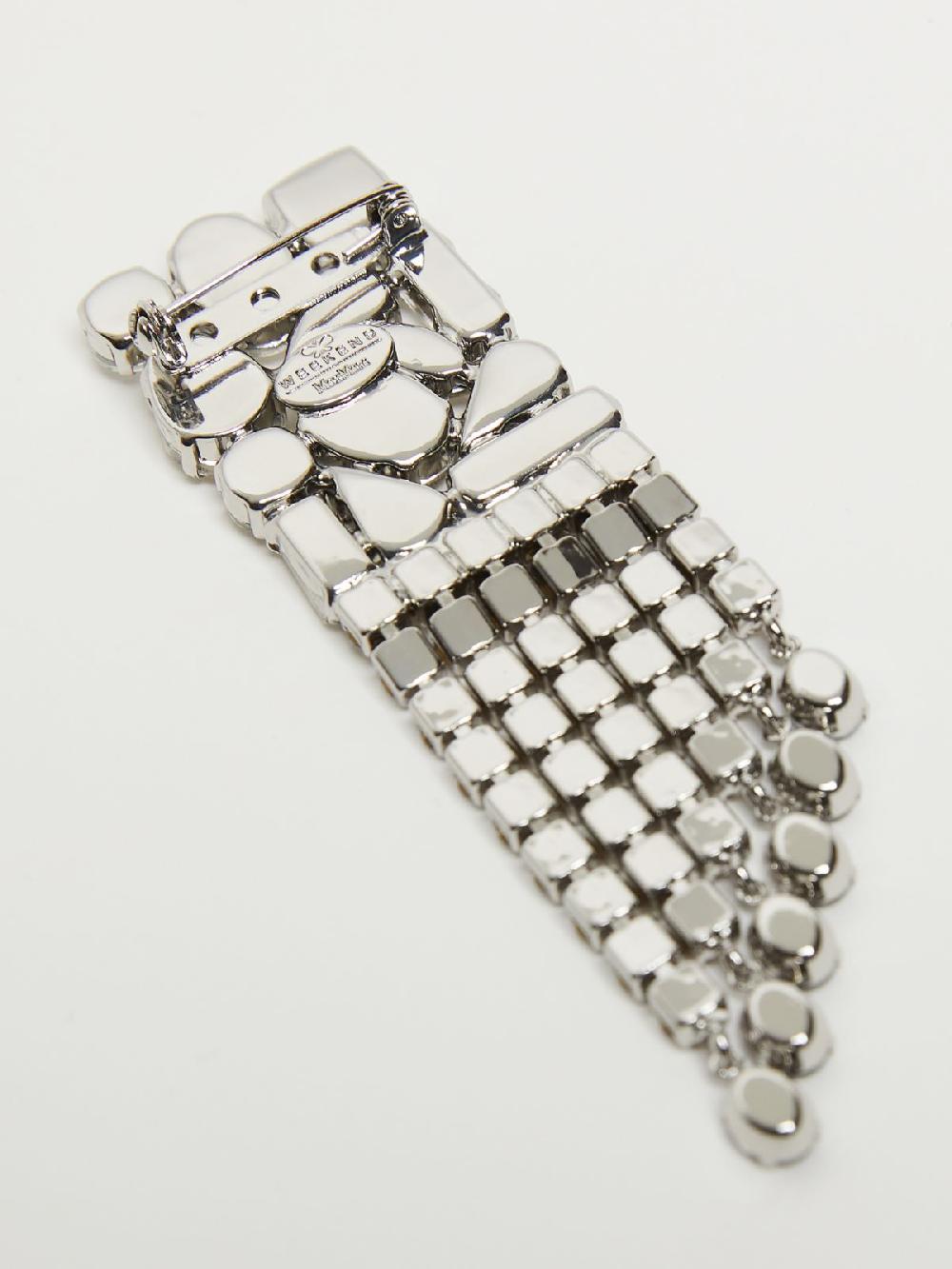 Weekend Spilla in metallo e strass Fino Al -60%
