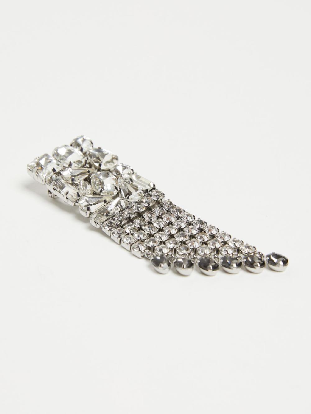Weekend Spilla in metallo e strass Fino Al -60%