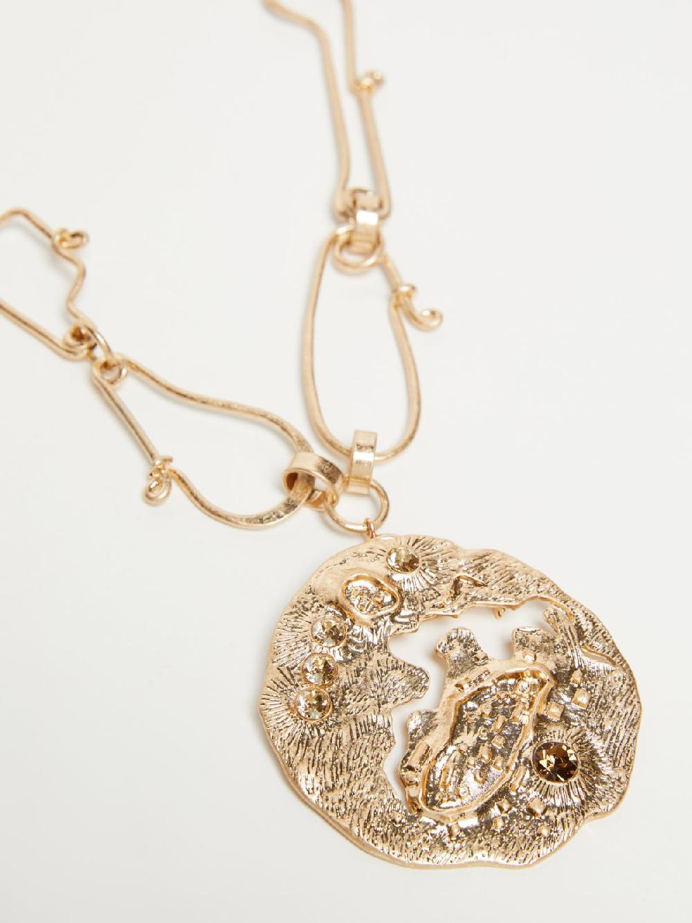 Weekend Collana in metallo con spilla In Saldo