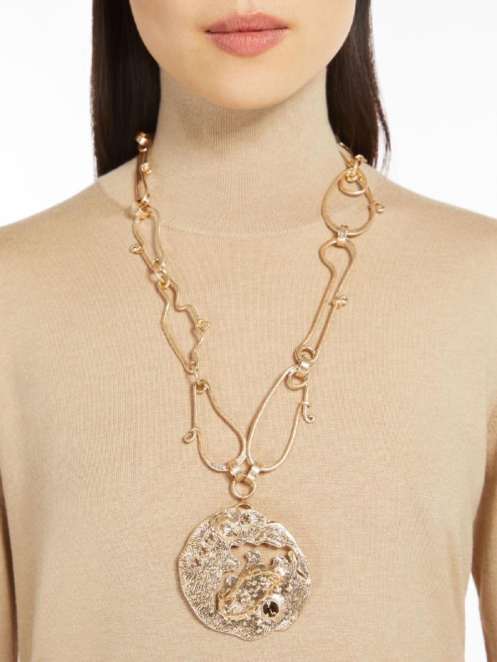 Weekend Collana in metallo con spilla In Saldo